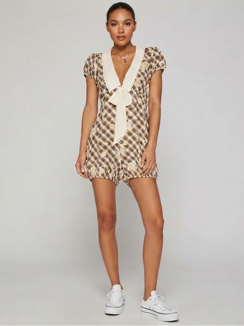 Kimchi Blue Giovanna Collared Romper